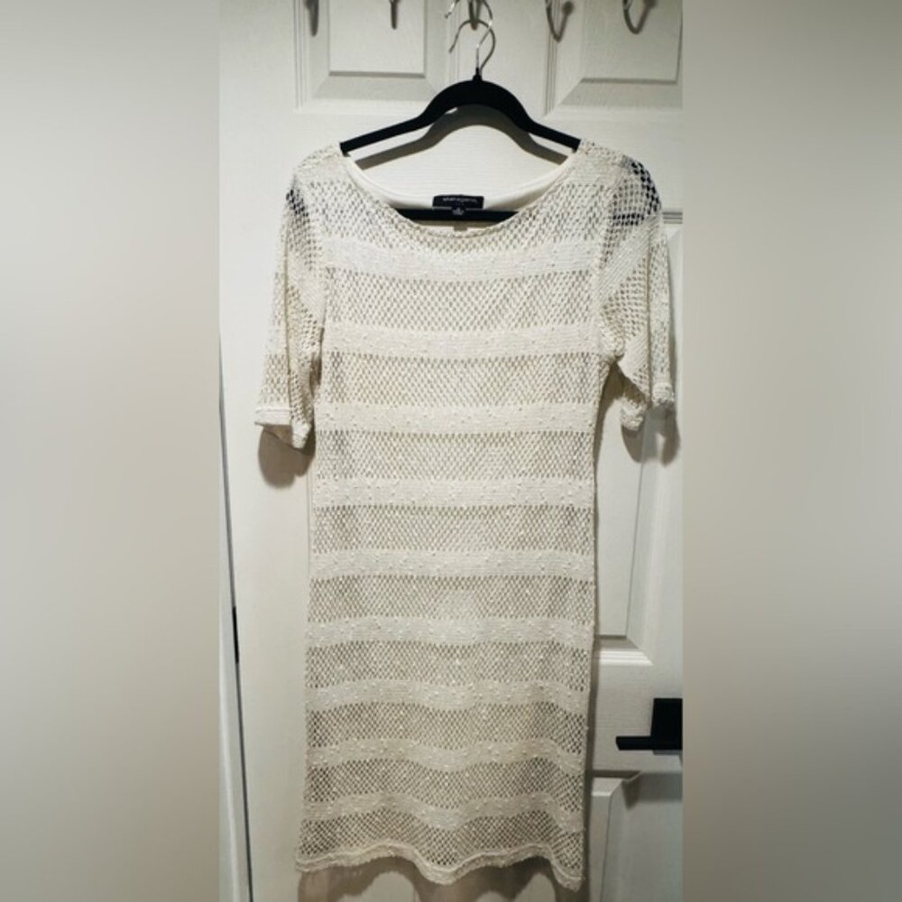 Sharagano Cream Knit Dress